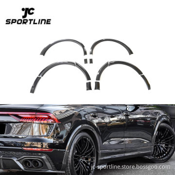 RSQ8 Carbon Fiber Fender Flares - Audi RSQ8 Wheel Arches